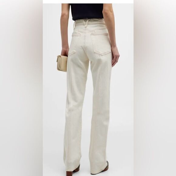 VERONICA BEARD Dylan high-rise straight-leg jeans Size 31 NWT - Picture 8 of 10